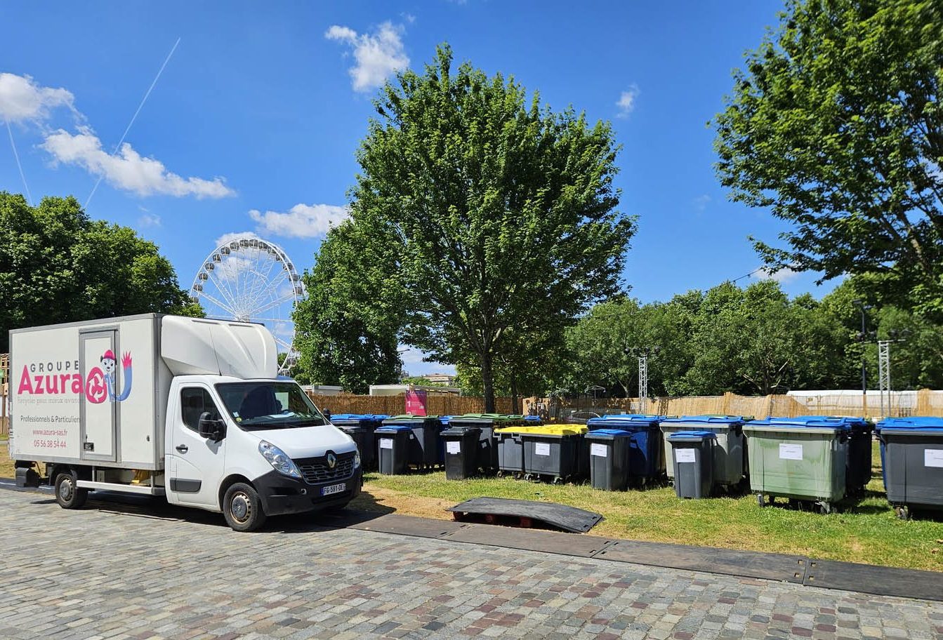 Bacs de tri Azura Recyclage en ville