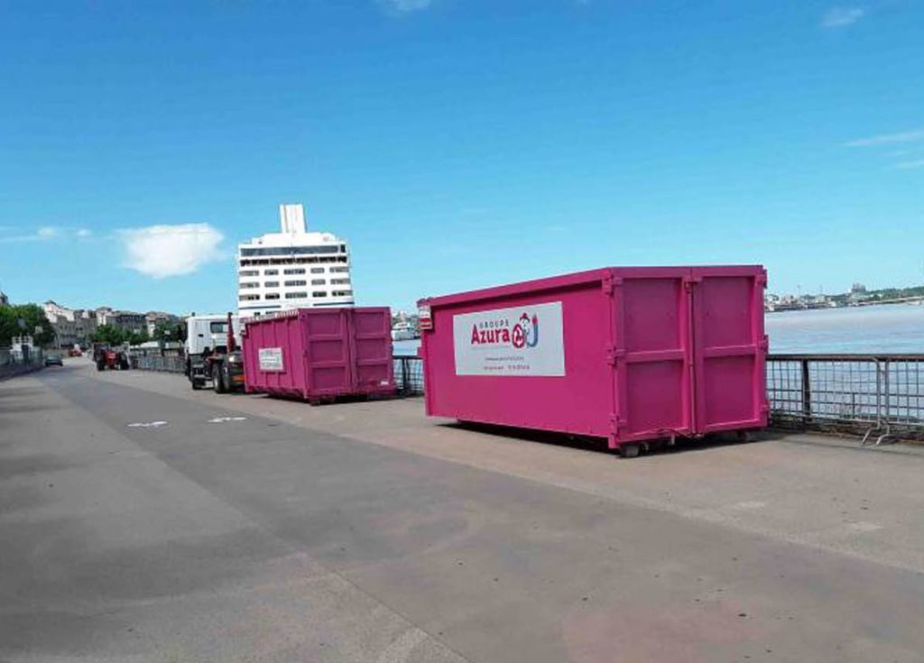 Benne évènement festivals Azura Recyclage