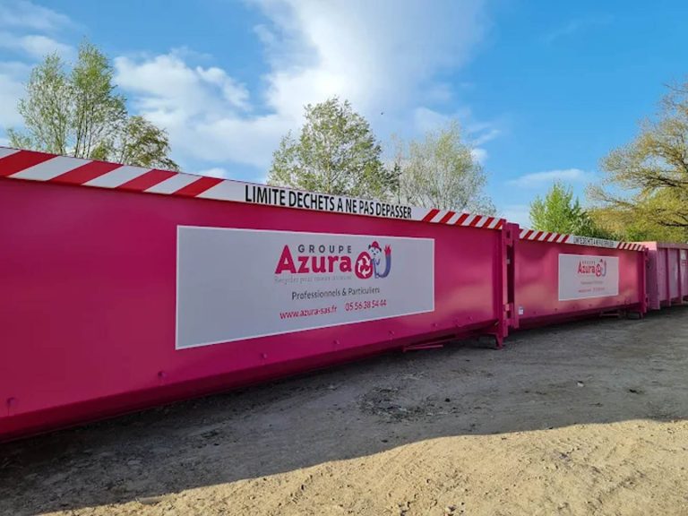 Bennes Azura Recyclage rose