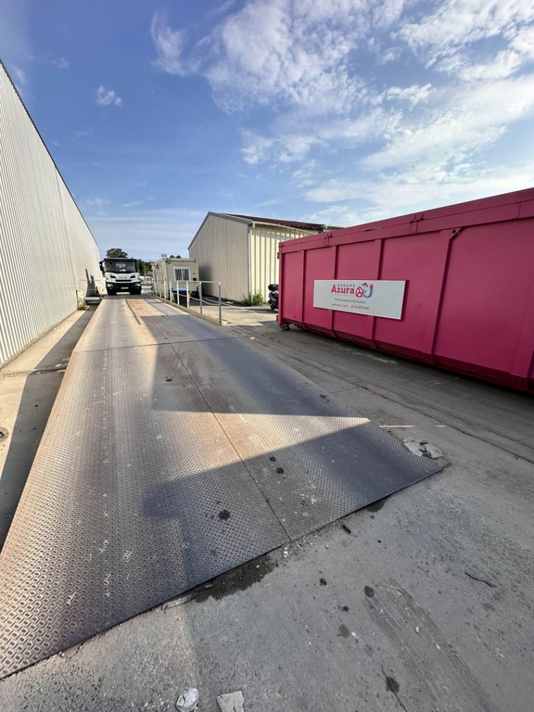 Pont Bascule déchetterie Biganos Azura Recyclage