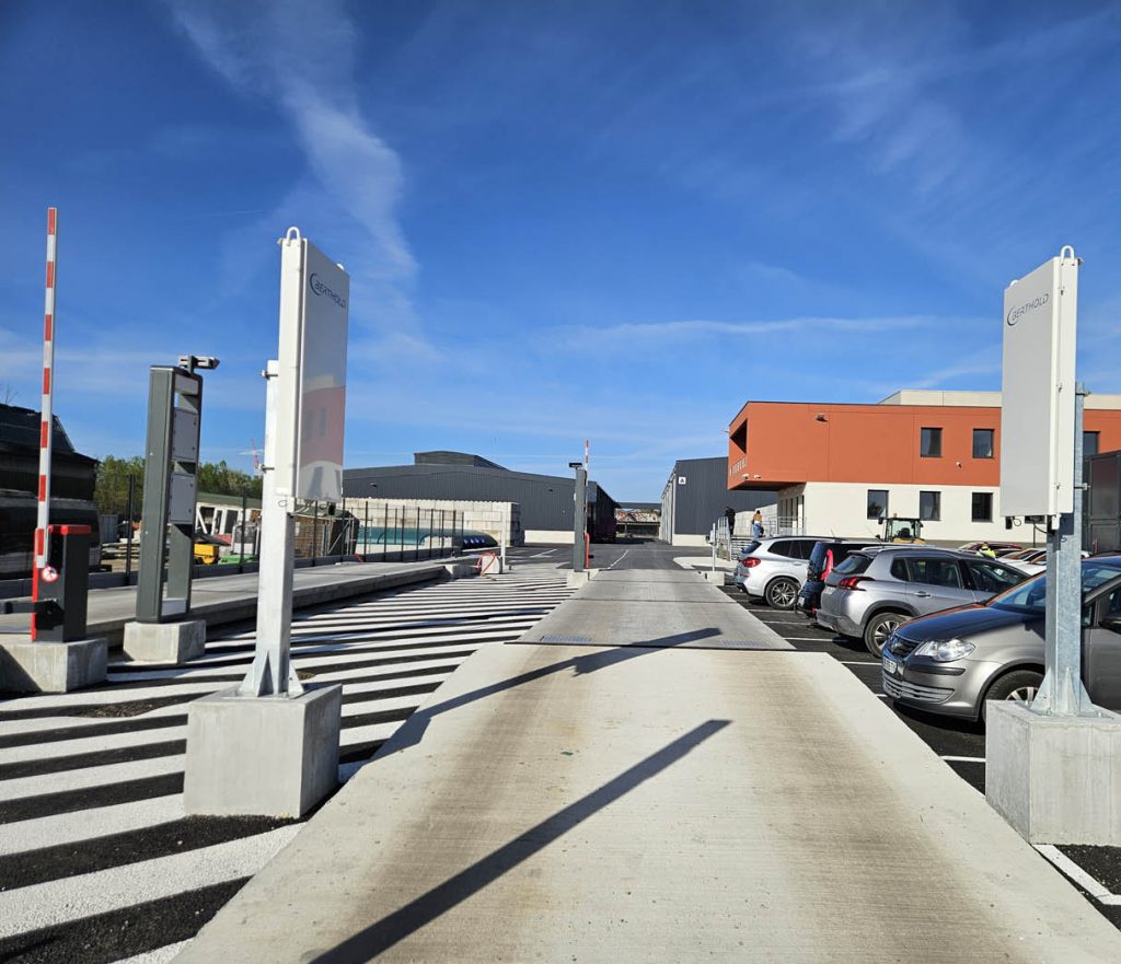 Pont bascule déchetterie Bassens Azura Recyclage