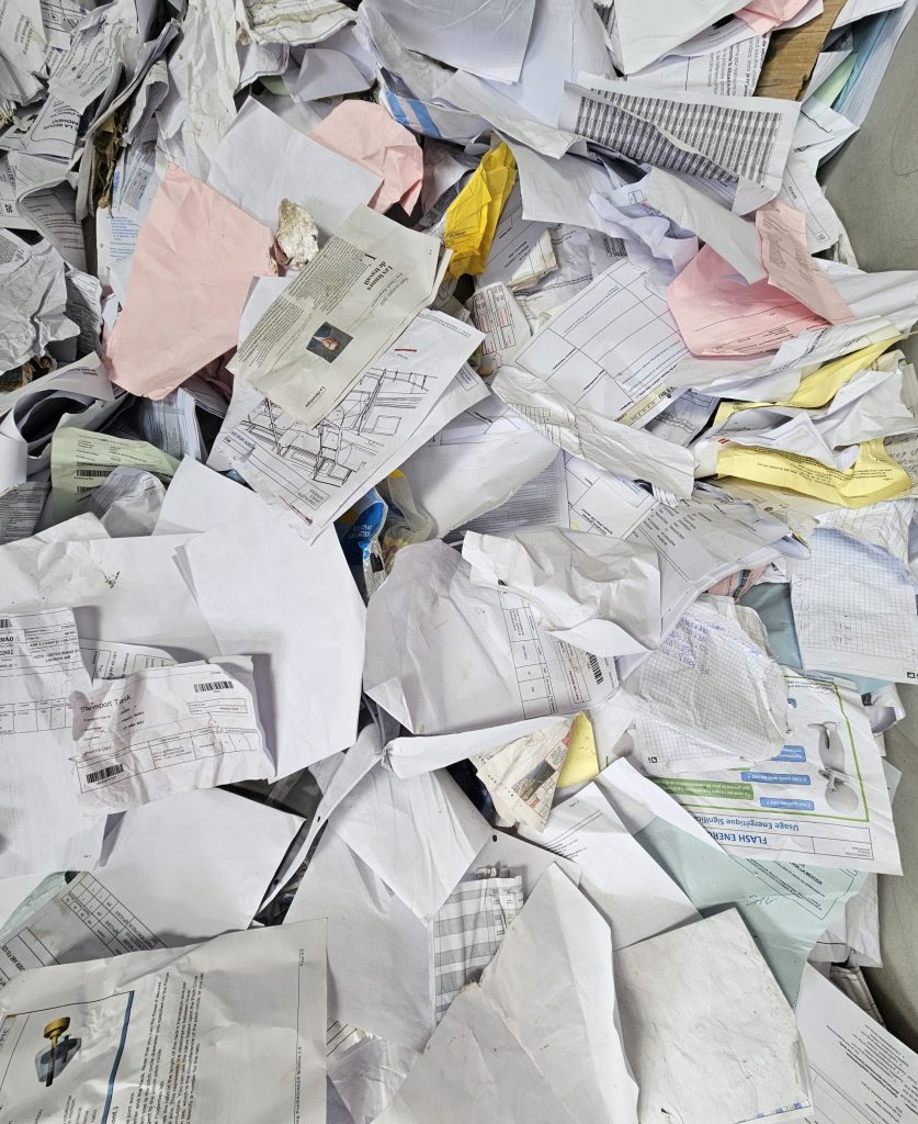 Déchets papiers de bureau Azura Recyclage