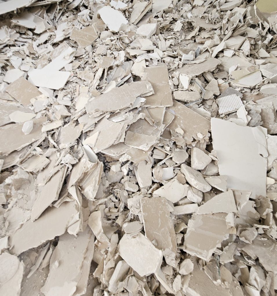 Déchets de plâtre Azura recyclage