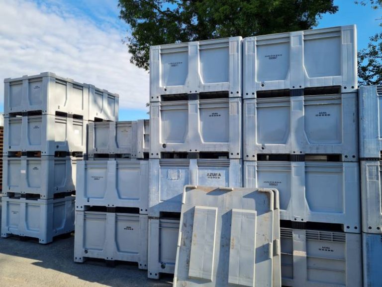 Caisses-palette déchets non dangereux Azura Recyclage