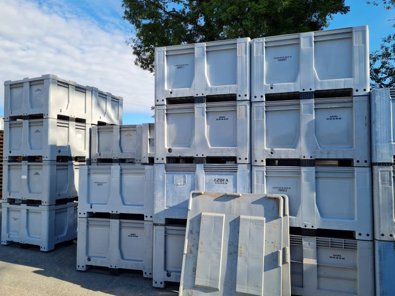 Caisses-palette déchets non dangereux Azura Recyclage