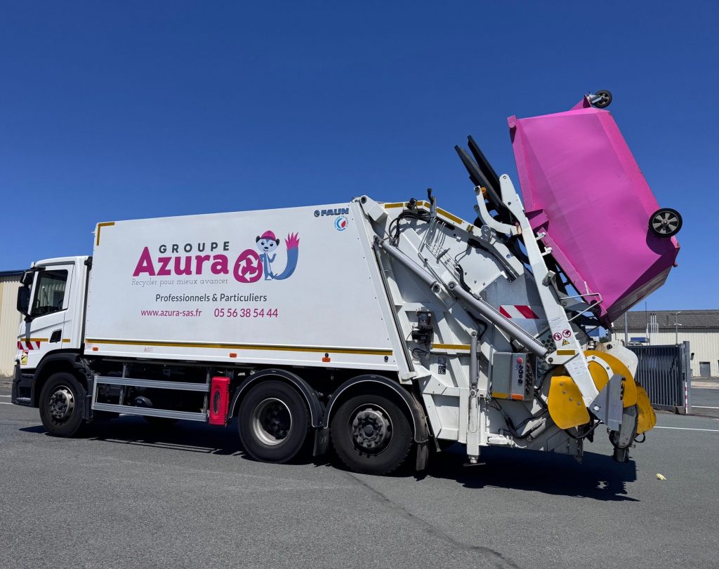 Eurocontainers Azura Recyclage en action